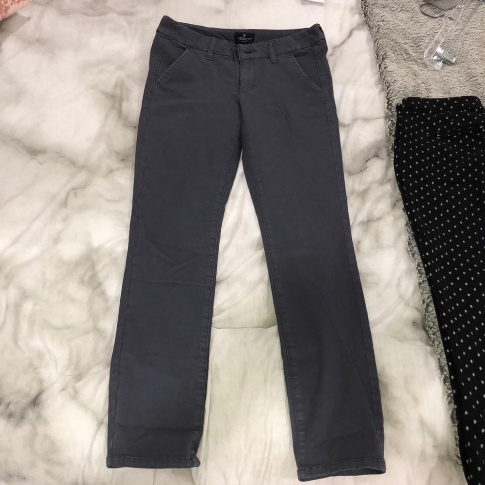 American Eagle slate blue pants Size 6, regular